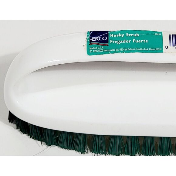 EKCO Heavy Duty Scrub Brush Kitchen Cleaning Dish Washing Sink Scrubber Tool Nos - Picture 4 of 11